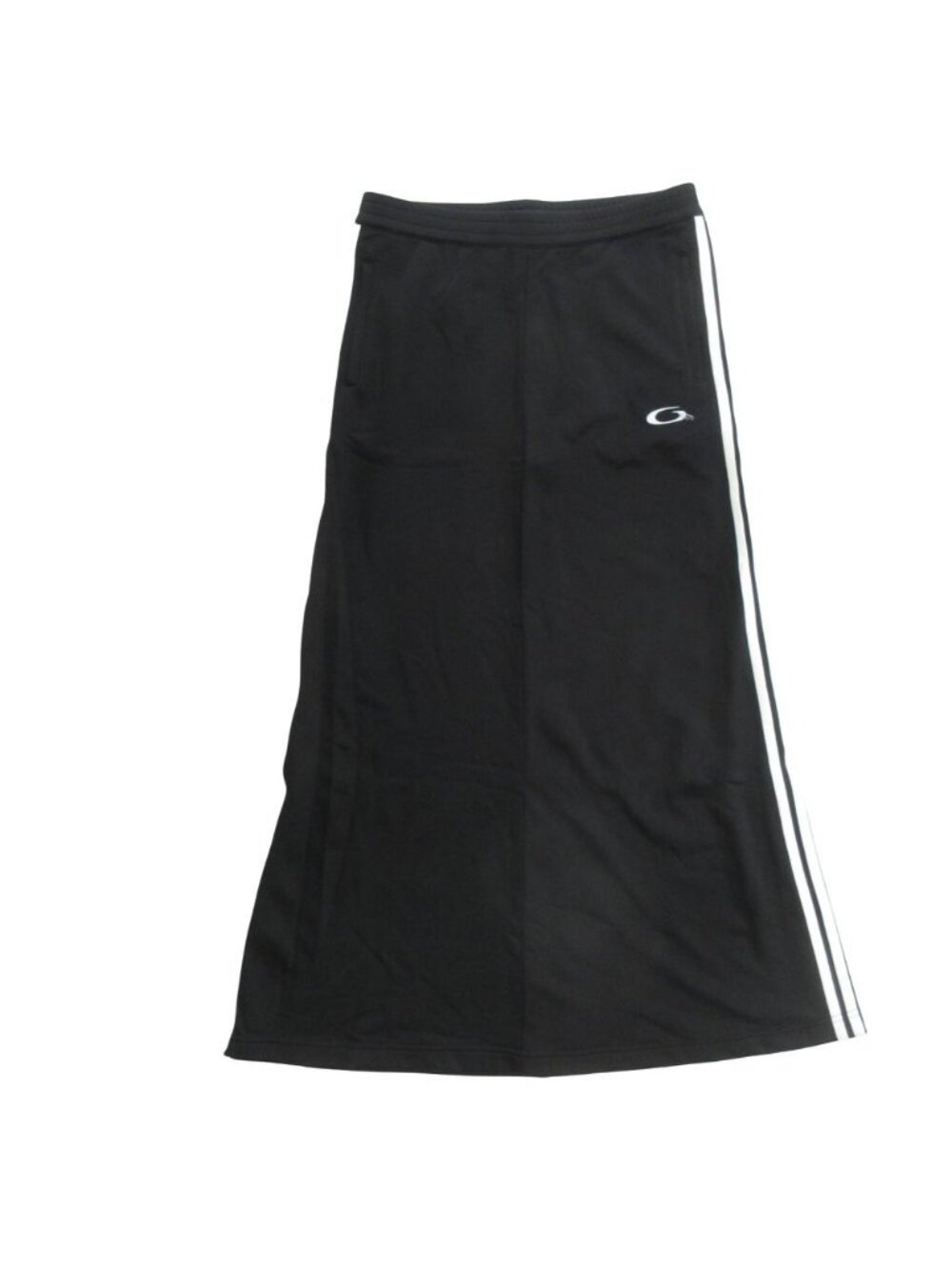 Balenciaga Tracksuit Long Skirt Jersey Logo Embroidery Black 36